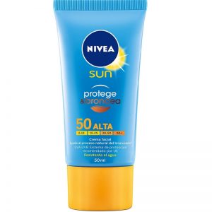 Crema solar para la cara Nivea Sun Protege & Broncea